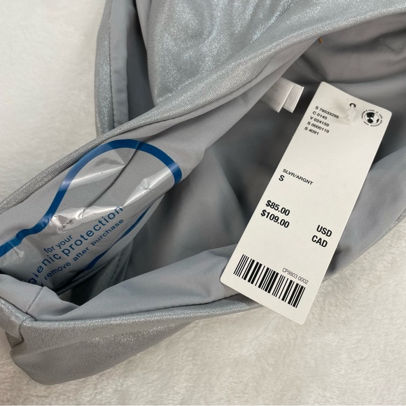 Out From Under Marina Metallic One-Piece Swimsuit • Silver | NWT | Size Small - Picture 6 of 6